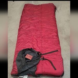 Columbia Red Sleeping Bag
